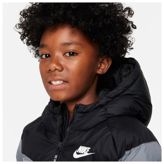 Nike Παιδικό μπουφάν Sportswear Synthetic-Fill Hooded Jacket Nike Παιδικό μπουφάν Sportswear Synthetic-Fill Hooded Jacket